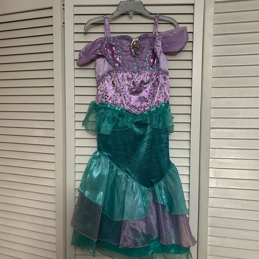 Disney Purple and Teal little Mermaid Costume size 4T